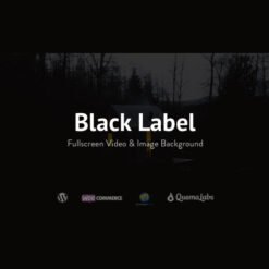 Black Label – Fullscreen Video & Image Background