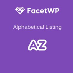 FacetWP – Alphabetical Listing
