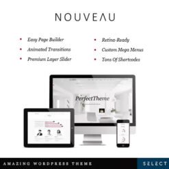 Nouveau – Multi-Purpose Retina WordPress Theme