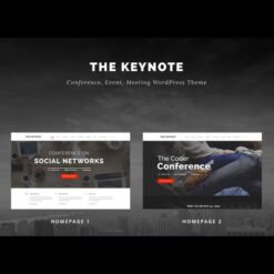 The Keynote – Conference / Event / Meeting WordPress Theme