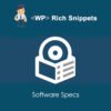 WP Rich Snippets Software Specs